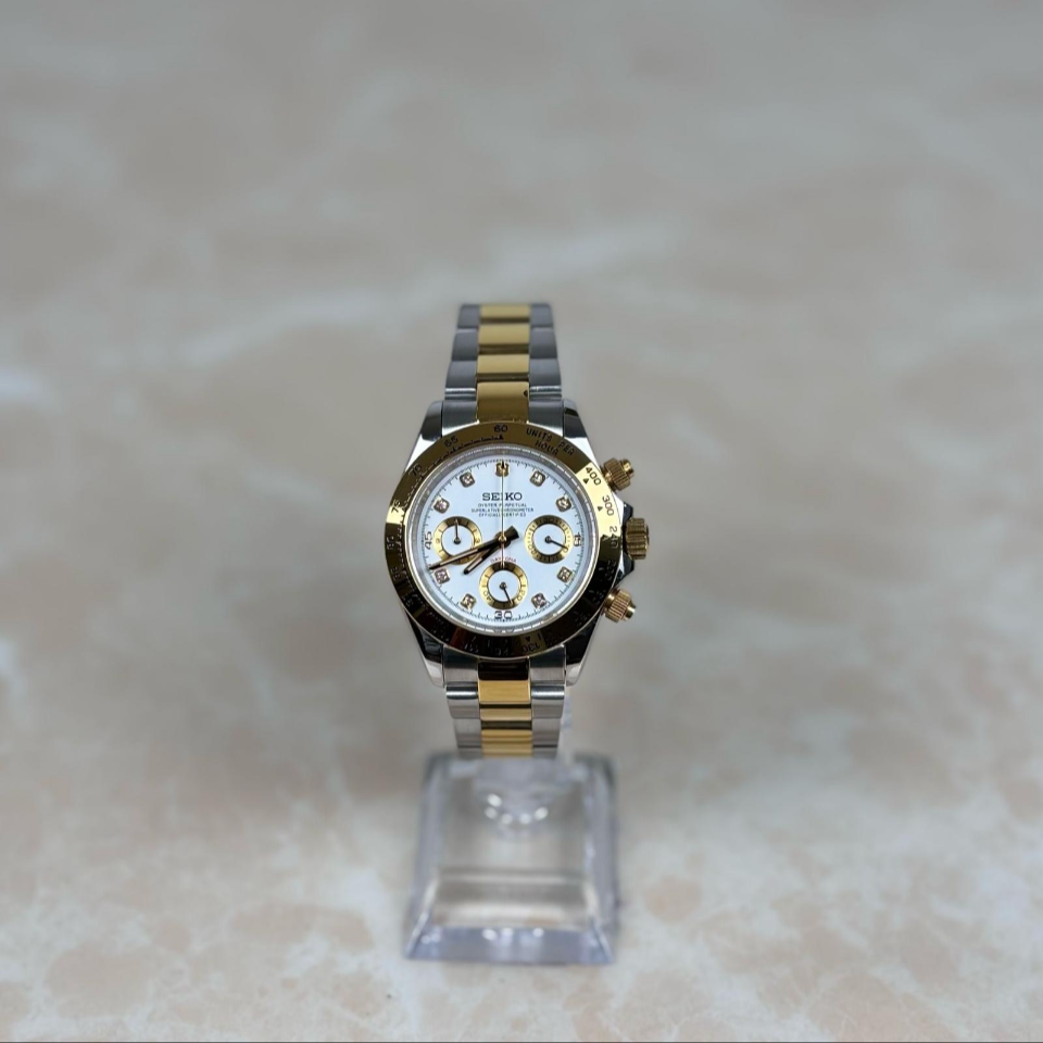 Seitona - Silver/Gold White