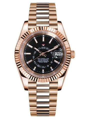 SeikoJust RoseGold - SkyDweller Black
