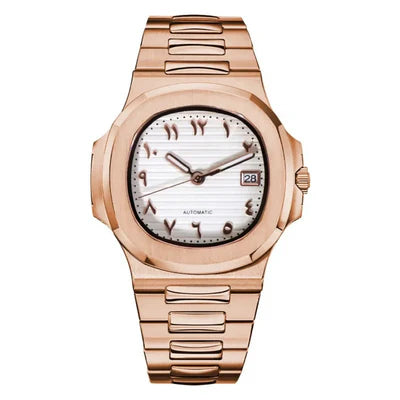Nautiko - RoseGold Arabic White